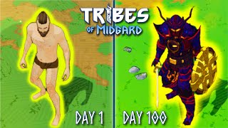 I Played 100 Days of Tribes of Midgard [upl. by Amla]