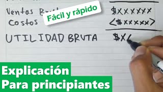 ESTADO DE RESULTADOS paso a paso FÁCIL Y RÁPIDO [upl. by Agemo]