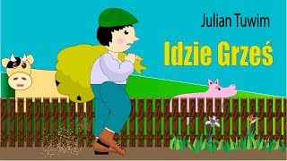 Idzie Grześ i inne animowane wierszyki dla dzieci Julian Tuwim [upl. by Oidgime346]