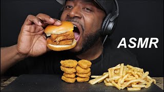 ASMR FILETOFISH CHICKEN NUGGETS AND FRIES MUKBANG NO TALKING TCASMR [upl. by Gayelord]