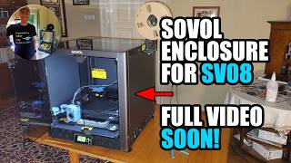 SV08 Sovol Enclosure Video Teaser quotOfficialquot Metal and Tempered Glass Open Enclosure [upl. by Hyps19]