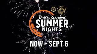 2021 Summer Nights  Busch Gardens Tampa Bay [upl. by Arramat]