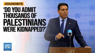 Journalist Grills Danon on Palestinians Kidnappings  Dawn News English [upl. by Lifton261]