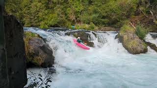 Husum Falls  White Salmon River  Washington Whitewater [upl. by Arotahs]