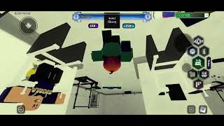 Chest and tries workout on Roblox [upl. by Dido]