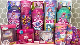 ASMR UNBOXING BARBIE surprises BARBIE POP Reveal Bubble Tea and BARBIE CUTIE REVEAL Oddly Satisfying [upl. by Cilegna]