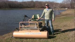 The Best Mini Pontoon Boat for Fishing [upl. by Airdnola]