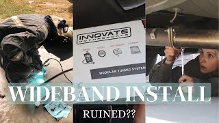 INSTALLING INNOVATE LC2 WIDEBAND  R32 SKYLINE  WRECKED ON FIRST STARTUP [upl. by Olmsted]