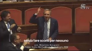 GASPARRI SCATENATO quotFATTI GRAVISSIMI ED EVERSIVI DELL’ORDINE DEMOCRATICO DA PARTE DEI GIUDICIquot [upl. by Ilaire]