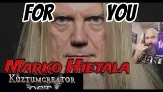 Marko Hietala quotFor Youquot REACTION  Metal Singer Strikes Again [upl. by Eugenle860]