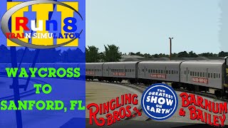 Run 8 V3  Circus Train P90125  1000K Sub Goal  Arriving Sanford  Wishlist HO Circus Cars 310 [upl. by Kuehn]