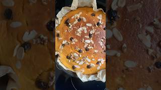 Pumpkin pie with raisins almonds walnuts and grated coconut delicious easy healthy sweet idea [upl. by Ronen]