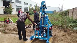 Water Well Drilling rig and Borehole Well Drilling Equipment Sunmoy HG260D [upl. by Akirdna139]