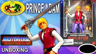 UNBOXING  Masterverse  Prince Adam  Mattel toys actionfigures Masters Of The Universe [upl. by Ardna]