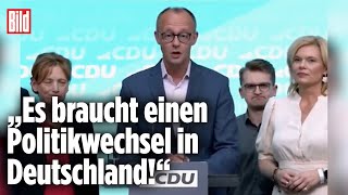 Friedrich Merz Reaktion auf der Ergebnis der Europawahl [upl. by Quirk]