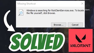 Windows is searching for riot client servicesexe in Valorant SOLVED 2024 [upl. by Hayyikaz730]