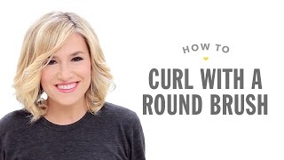 Drybar DIY How to Curl with a Round Brush [upl. by Eelnodnarb]