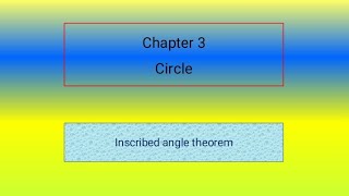 Inscribed angle theorem [upl. by Aicina]