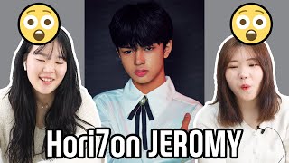 Korean React to HORI7ON JEROMY  So young very talented Filipino 😲 [upl. by Aggi]