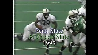 Penn State at Michigan State 1997 GAME STORY [upl. by Aynas]