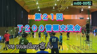 第21回雷覇交流会🥈（T200）vs medleyさん [upl. by Enidlarej]