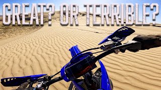 Is The YZ250X Good In The Sand [upl. by Llenwahs]