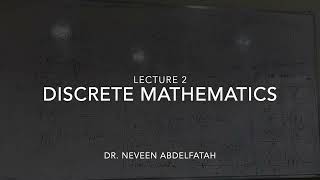 Discrete Mathematics Lecture 2 [upl. by Rot]