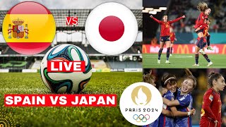 Spain and Japan Women 21 Live Stream Olympics 2024 Football Match Score Commentary Highlights Vivo [upl. by Coulter]