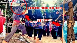 Kolaborasi pencak silat banten s4j4m vs Toya [upl. by Nosnor]