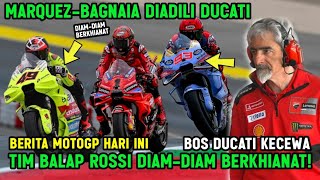 MEMANAS BOS DUCATI KECEWA TIM BALAP ROSSI HENGKANG BERITA MOTOGP 28 MARET 2024 [upl. by Phare]