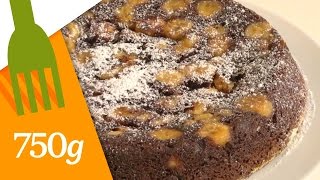 Recette de Gâteau chocolatbanane  750g [upl. by Angelis]