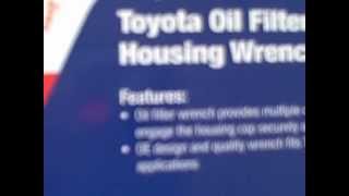 2011 Toyota Prius Oil Filter Wrench Review Assenmacher Toy 640 PBT 71110 [upl. by Nady]