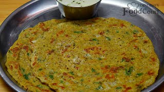 Healthy Breakfast Recipe No Fermentation Dosa Pearl Millet Kambu Dosa [upl. by Dazhehs586]