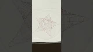 1 spirograph スピログラフ drawing art star [upl. by Berkley]