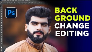 How to Change Background in PhotoshopHow to Blur BackgroundSkill with Pakhtoon [upl. by Maridel]