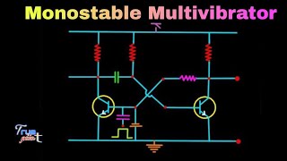 🔴 Monostable Multivibrator  Monostable Multivibrator Using Transistor UJT  in Hindi [upl. by Ad]