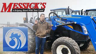 The Perfect Tractor for Chicken Farmers  New Holland WorkMaster 105  Poultry House Special [upl. by Dagna]