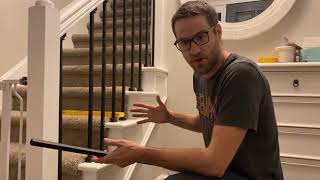 Easy stair baluster replacement how to [upl. by Yerfej]