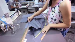 Template of sewing waistband for trousers [upl. by Eisac696]