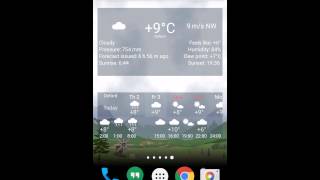 YoWindow Weather Inspector widget [upl. by Sulakcin309]