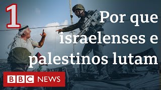 Como começou o conflito entre israelenses e palestinos [upl. by Deden]