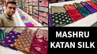 MASHRU SILK NEW COLLECTION AT SUPER SURPRISING PRICE RANGE WHATSAPP9051906114 [upl. by Ynattib947]