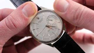 Rolex Cellini Date 50519 Dress Watch for Men Luxury Watch Review [upl. by Eiryt]