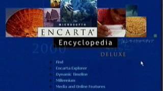 Vintage Ads Encarta Encyclopedia Deluxe 2000 EEDx [upl. by Arvie127]