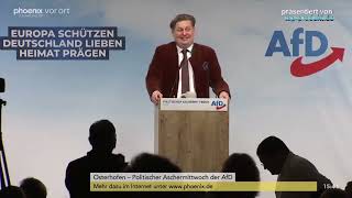 Politischer Aschermittwoch der AfD 2024 mit S Brandner und M Krah  Redebeiträge und Diskussionen [upl. by Hallee]