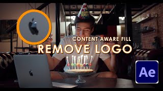 After Effects Content Aware Fill  How to remove watermark or logo from video Hindi [upl. by Nareht]