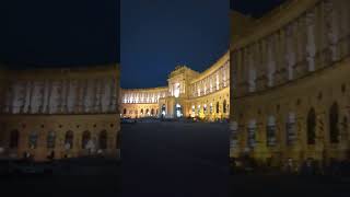 Hofburg at Night Hapsburg Palace in Vienna [upl. by Nylaroc]