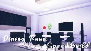 Dining Room SpeedBuild  Adopt Me  Cherryroses [upl. by Lunette824]