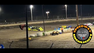 Limited Late Model Feature Race all clips 832024 [upl. by Sofie]