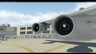 Old Boeing 747200 classic engine start  Rolls Royce RB211 [upl. by Sucramel]